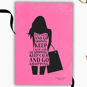 20 Go Shopping 10x13 designer poly mailer